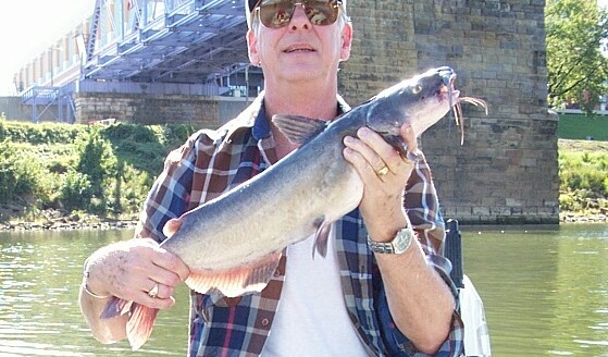 6.5 pound CHANNEL CAT caught 10-18-05