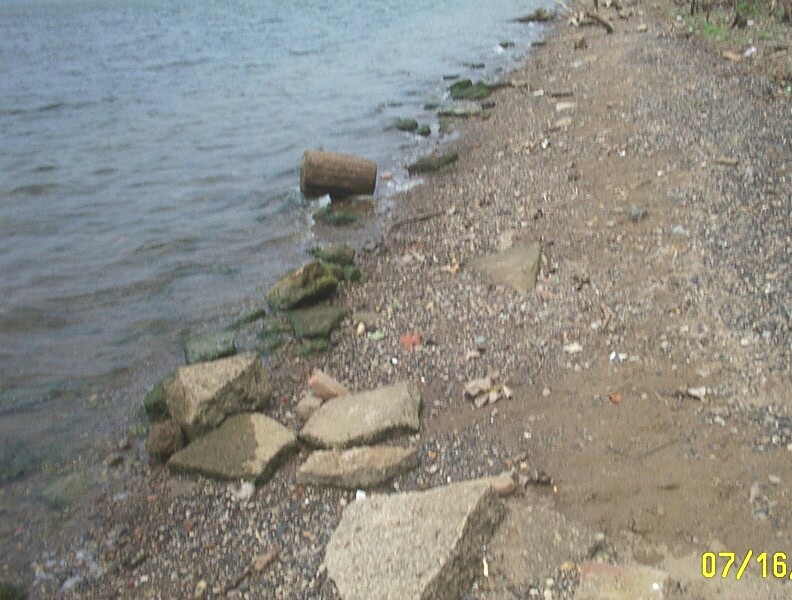 bank next to the dock